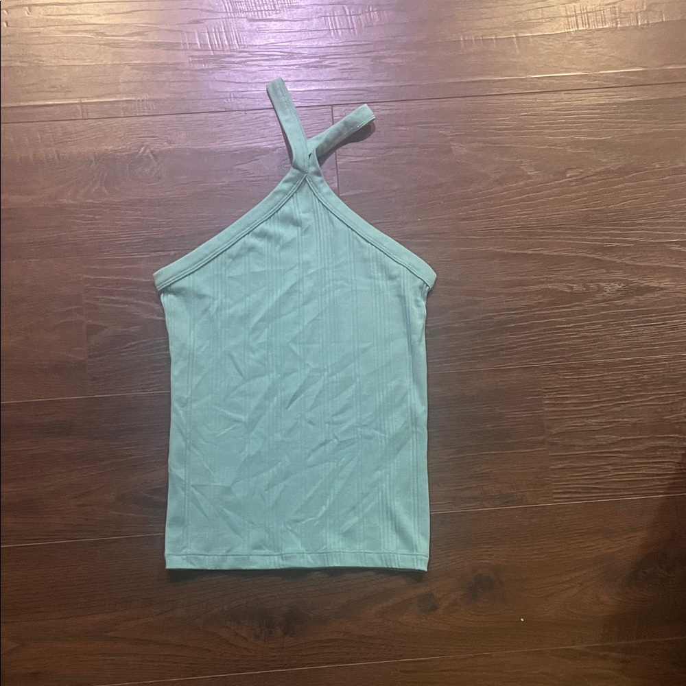 Mint Green Halter Neck Women's Top